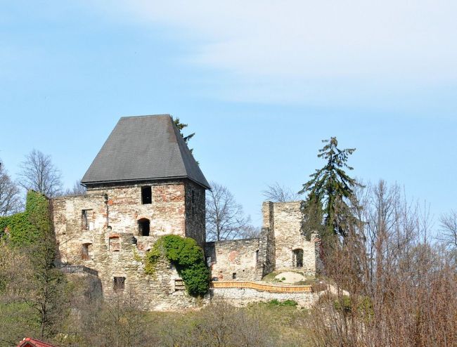 Burg Ligist (Altes Schloss, Alt-Ligist, Lubgast) in Ligist