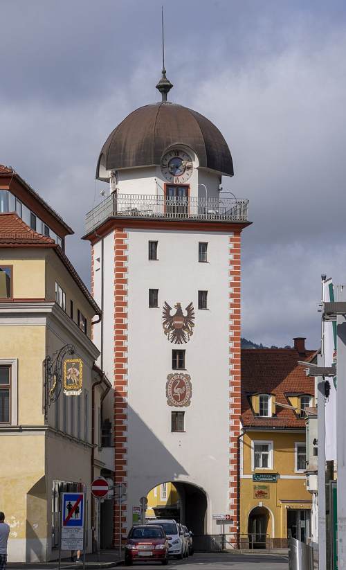 Stadtturm Stadtturm (Leoben) (Mautturm, Schwammerlturm) in Leoben