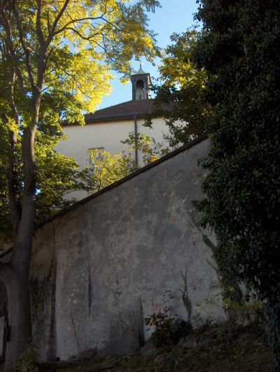 teilweise erhaltene Burg Trompeterschlössl (Imberg) in Salzburg