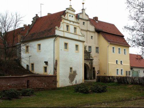 teilweise erhaltenes Schloss Sonnewalde in Sonnewalde