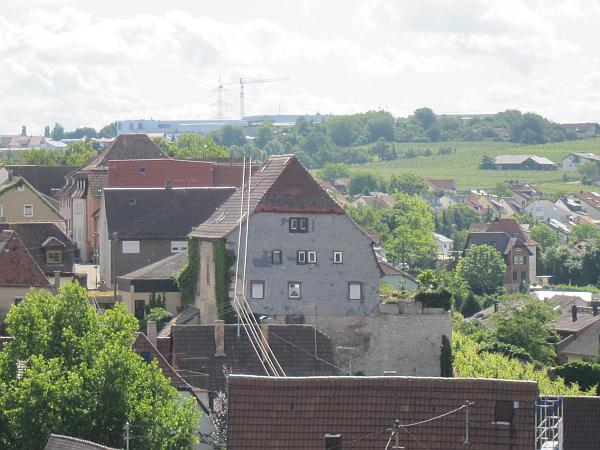 verschwundenes Schloss Lauffen (Oberes Schloss, Schlössle, Altes Schloss) in Lauffen am Neckar