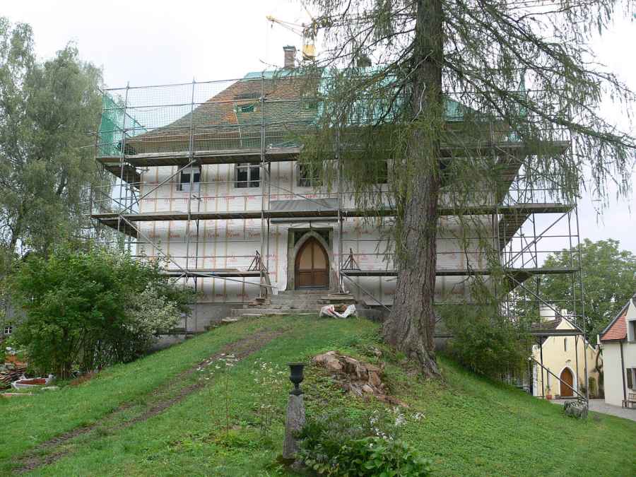 ehemalige Burg und Jagdschloss Mosisgreut in Vogt