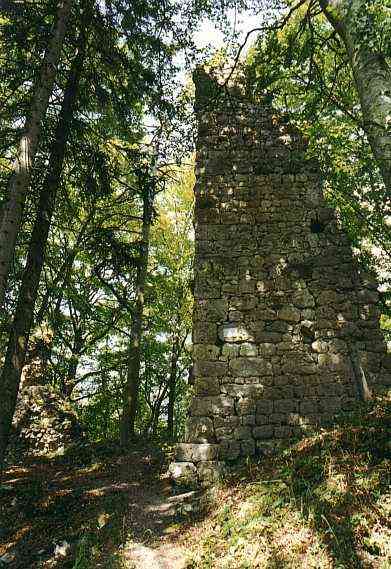 Burg Hinterlichtenstein in Neufra