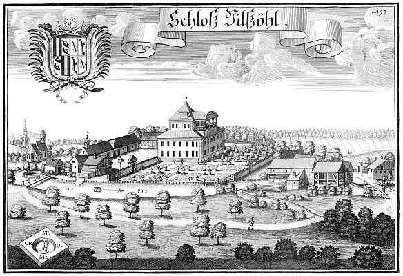 verschwundenes Schloss Buch am Erlbach in Buch am Erlbach