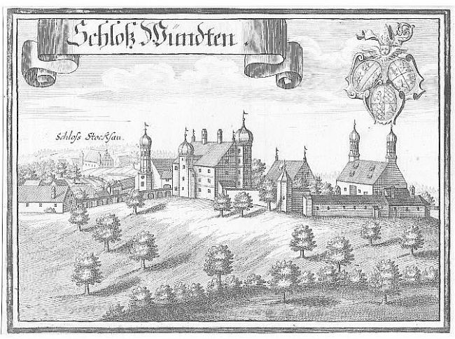 verschwundenes Schloss Winden in Kühbach-Winden