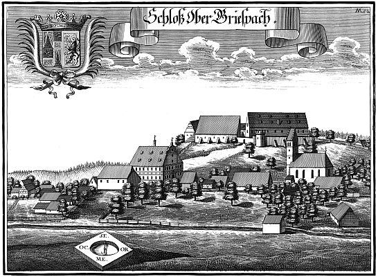 verschwundenes Schloss Obergriesbach in Obergriesbach