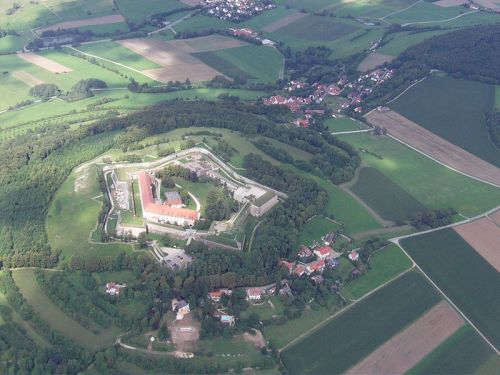 Festung Wülzburg in Weißenburg in Bayern