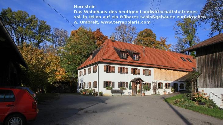 verschwundenes Schloss Hornstein in Egling-Deining