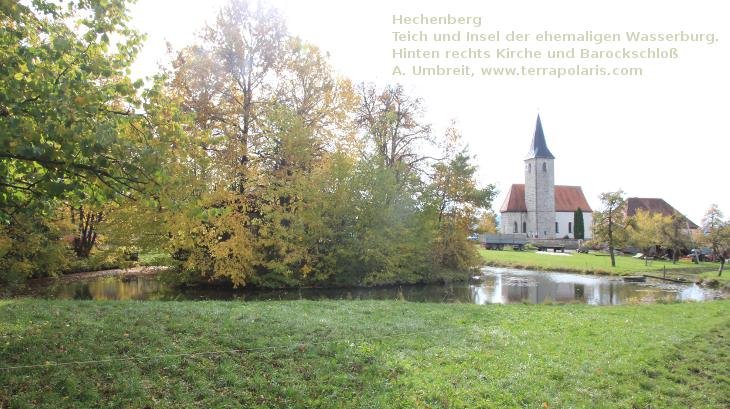 verschwundene Wasserburg Hechenberg in Dietramszell-Hechenberg