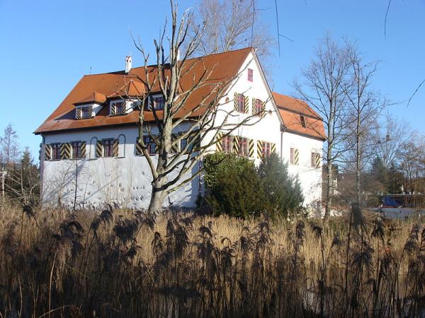 Wasserschloss Senftenau (Weiherburg, Aeschach) in Lindau (Bodensee)-Aeschach