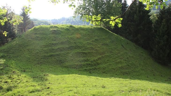 verschwundene Burg Liebenstein in Bad Hindelang-Liebenstein
