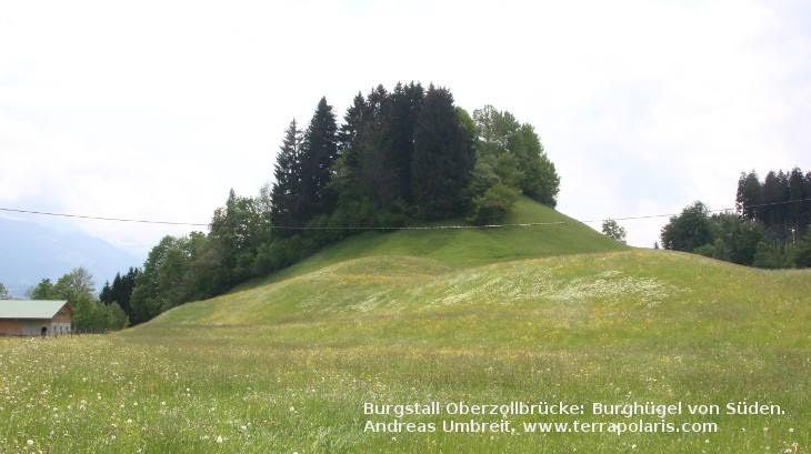 verschwundene Burg Bihlerdorf-Oberzollbrücke (Gunzesried) in Blaichach-Gunzesried