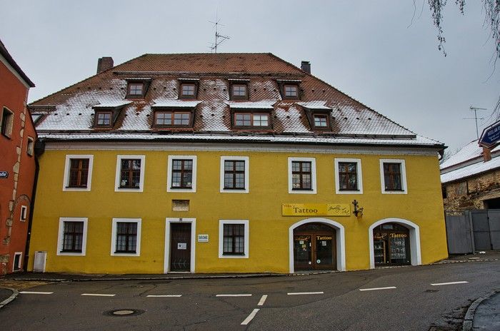 teilweise erhaltenes Schloss Cham (Pflegschloss) in Cham