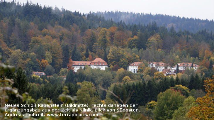 Schloss Rabenstein (Neues Schloss, Villa Rabenstein, Villa Steigerwald) in Zwiesel-Rabenstein
