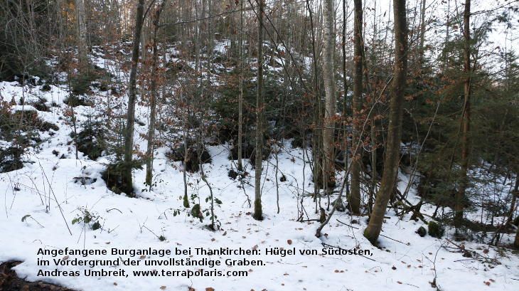 verschwundene Burg Thankirchen in Dietramszell-Thankirchen
