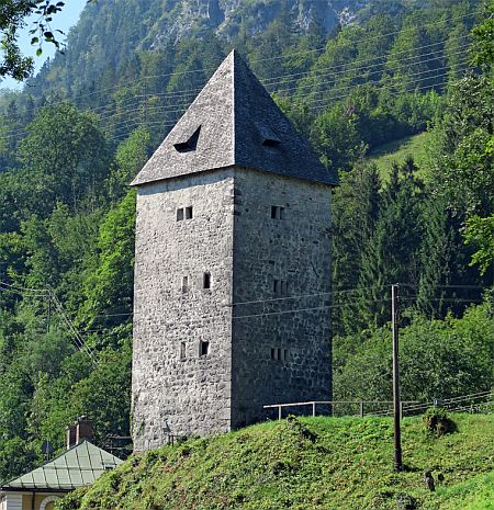 Turm Schellenberg (Passturm, Klause) in Marktschellenberg