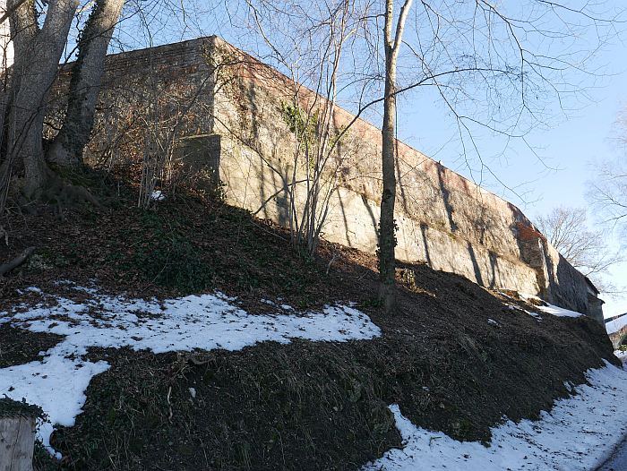 verschwundene Burg Irsee (Arsche) in Irsee