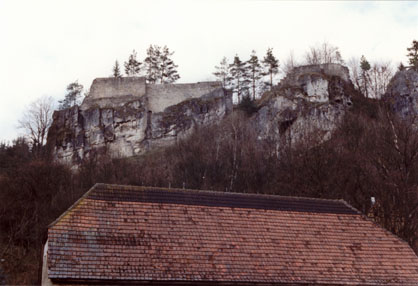 Burgruine Wolfsberg (Wolfsburg) in Obertrubach-Wolfsberg