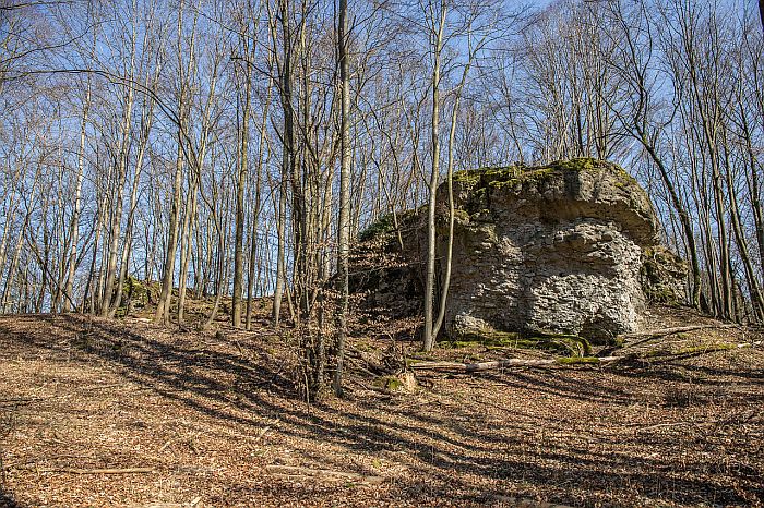 verschwundene Burg Großes Haus (Rauhberg) in Hollfeld-Schönfeld