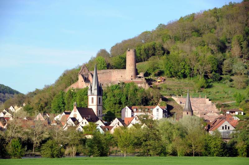 Burgruine Scherenburg (Scherenberg, Florberg) in Gemünden (Main)