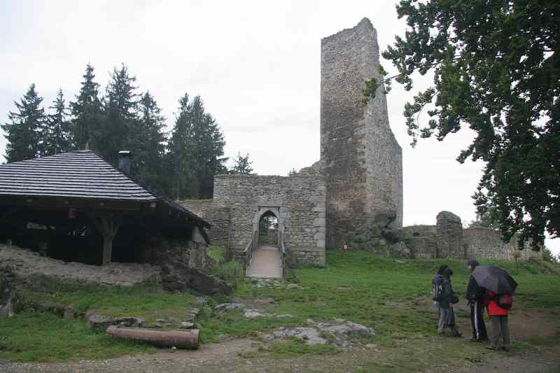 Burgruine Orlík (Worlik) in Humpolec