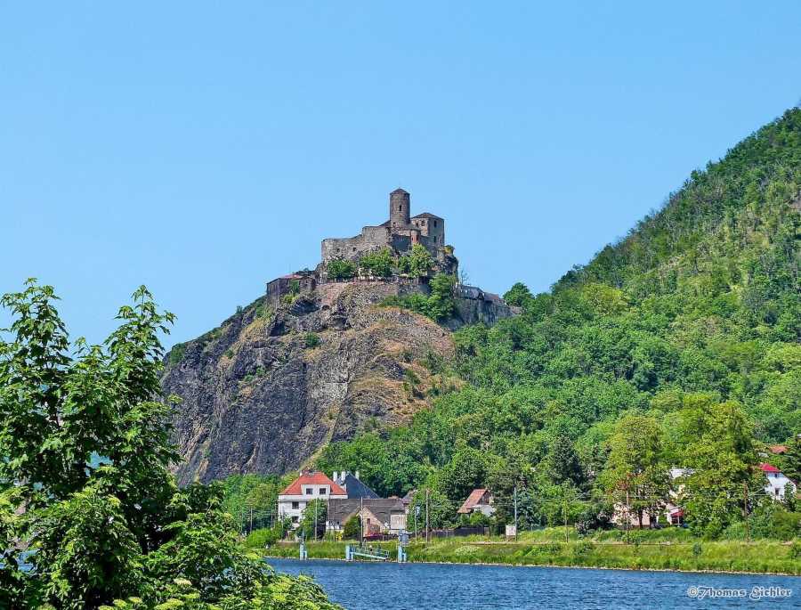 Burgruine Schreckenstein (Střekov) in Ústí nad Labem