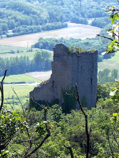Burgruine Ramstein (Burg Reichenberg) in Scherwiller