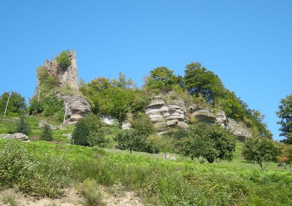 Burgruine Percée (Langenstein, Langstein, Château de Salm) in Pierre-Percée