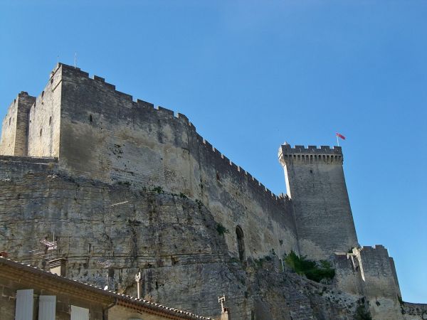 teilweise erhaltene Burg Beaucaire in Beaucaire