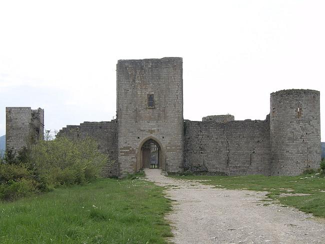 Burgruine Puivert (Château de Puivert) in Puivert