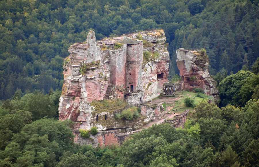 Burgruine Fleckenstein in Lembach