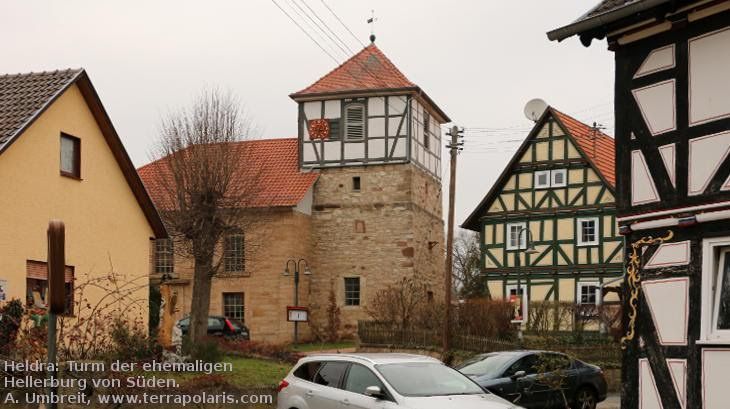 Burgrest Hellerburg in Wanfried-Heldra
