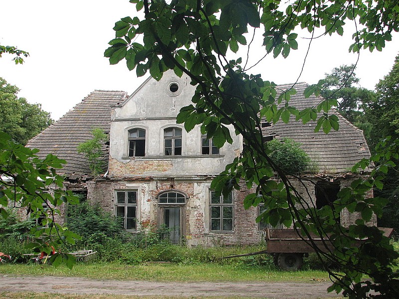 verschwundenes Gutshaus Parchow in Wiek-Parchow