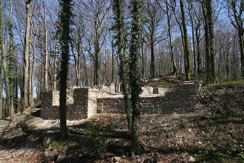 Burgruine Holte (Holterburg, Holter Burg) in Bissendorf-Holte-Sünsbeck
