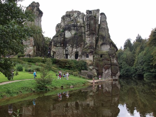 verschwundenes Jagdschloss Externsteine in Horn-Bad Meinberg