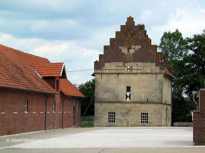 teilweise erhaltene Burg Langenhorst in Billerbeck-Langenhorst