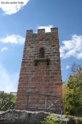 Burgruine Erfenstein (Untere Burg Erfenstein) in Esthal-Erfenstein