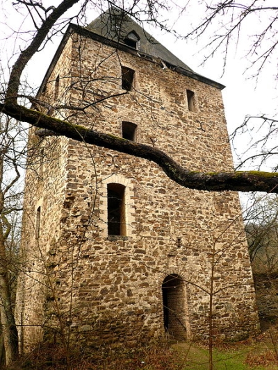 Burgruine Wensberg (Wensburg) in Lind-Obliers