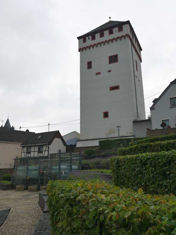 Burg Weißenthurm (Weißer Turm, Eulenthurm) in Weißenthurm