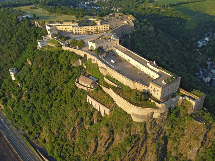 Festung Ehrenbreitstein in Koblenz-Ehrenbreitstein