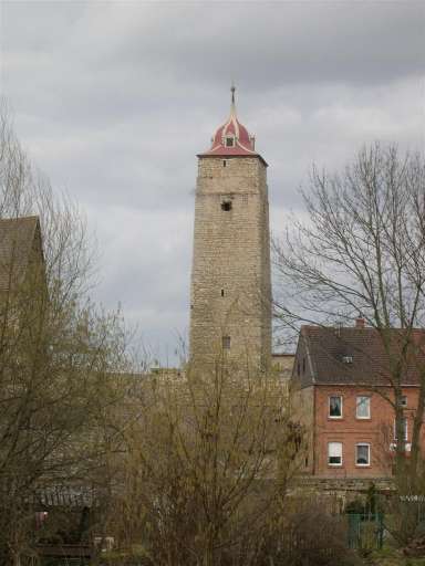teilweise erhaltene Wasserburg Hausneindorf in Hausneindorf
