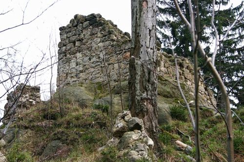 Burgruine Karlsfried in Zittau-Hartau