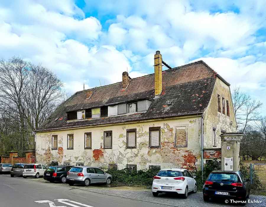 verschwundenes Herrenhaus Kleinzschocher in Leipzig-Kleinzschocher