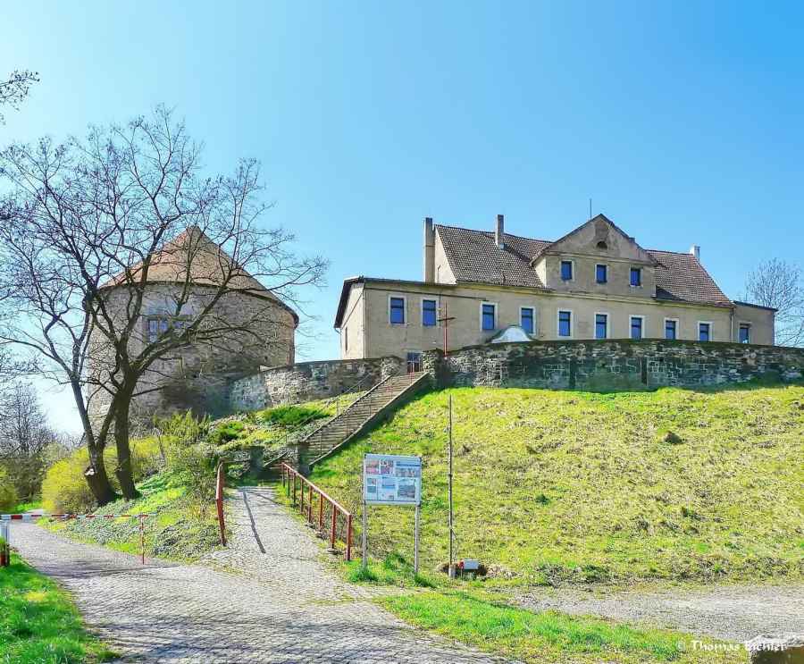 Burgrest Dohna (Schlossberg, Burgberg) in Dohna