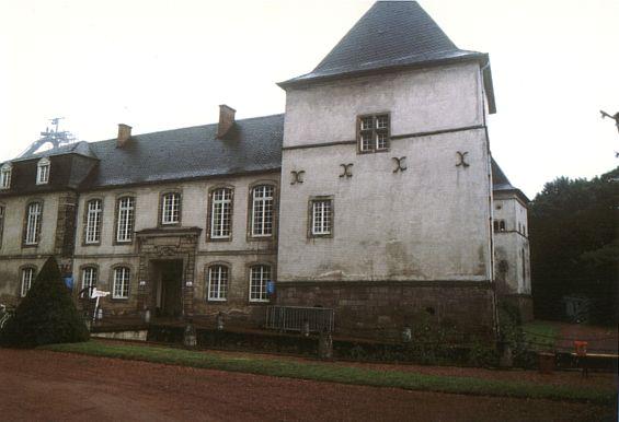 teilweise erhaltene Wasserburg Dillingen (Altes Schloss) in Dillingen