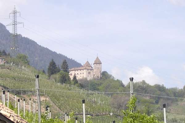Burg Wehrburg (Werberg, Wehrberg) in Tisens bei Meran
