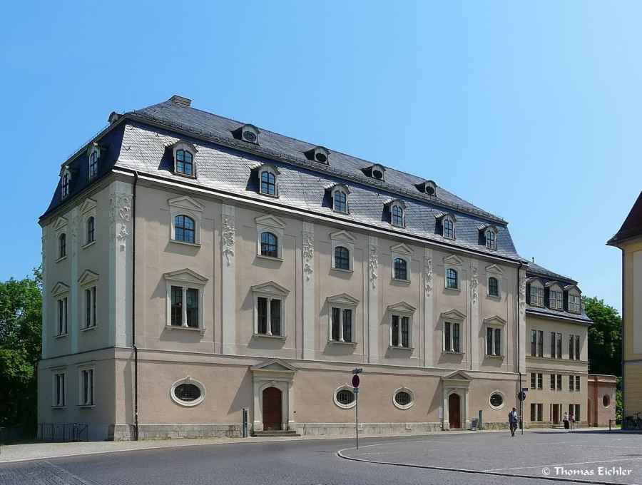 Schloss Grünes Schloss (Weimar) (Französisches Schloss, Herzogin-Anna-Amalia-Bibliothek) in Weimar