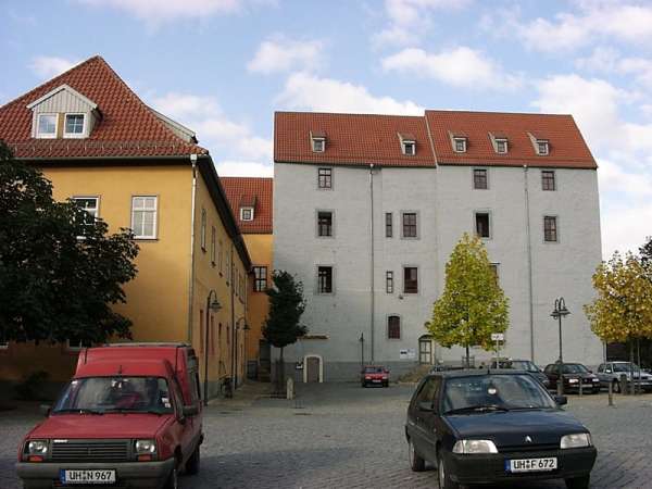 teilweise erhaltenes Schloss Dryburg in Bad Langensalza