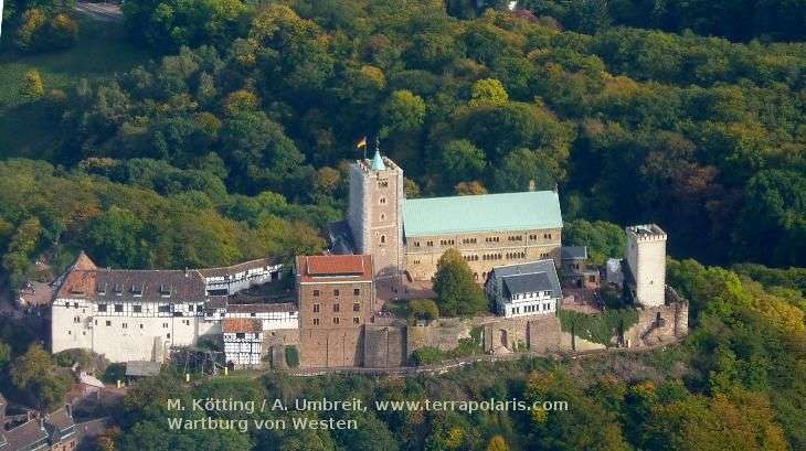 Burg Wartburg (Wartberg) in Eisenach