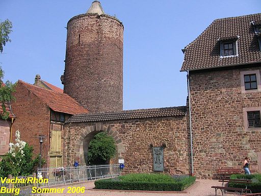 teilweise erhaltene Burg Wendelstein in Vacha